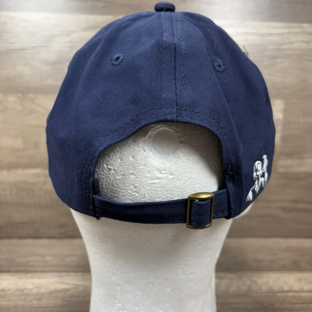 Samuel Adams Cap Hat Blue Adjustable Strapback One Size Beer - Picture 3 of 9